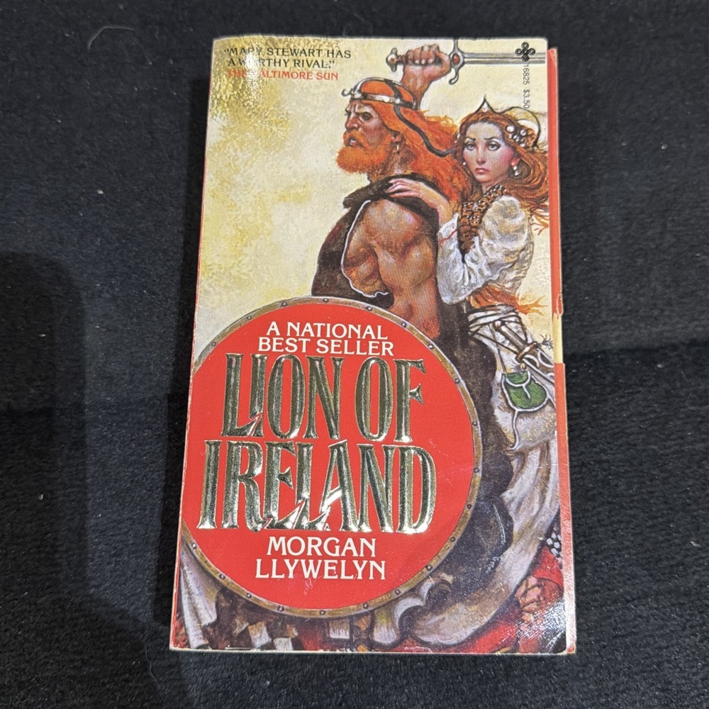The Lion of Ireland Morgan Llywelyn 1981 First Playboy edition paperback